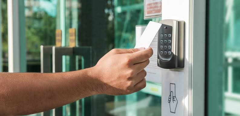 Biometric terminal, RFID reader and card